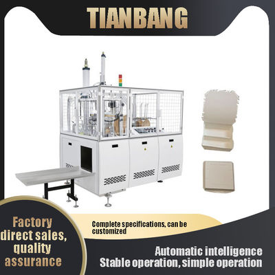 kualitas  FBJ-D Multi Grid Paper Lunch Box Forming Machine pabrik